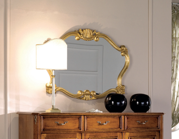 5131 - Framed wooden mirror by Tarocco Vaccari Group - view 3